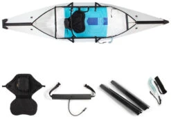 AirCanoe Foldable Kayak 2.9 -Sports Nautiques Boutique aircanoe foldable kayak 2 9 white white 1