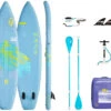 Aquatone Haze 11'4" Compact SUP/Touring Blue -Sports Nautiques Boutique aquatone haze 11 4 compact sup touring blue 0