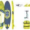 Aztron Nova 2.0 Compact 10'0" Sup Only Black-Yellow -Sports Nautiques Boutique aztron nova 2 0 compact 10 0 sup only black yellow 0