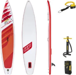 Bestway Hydro-Force Fastblast 12'6 Tech SUP Only Red -Sports Nautiques Boutique bestway hydro force fastblast 12 6 tech sup only red 2