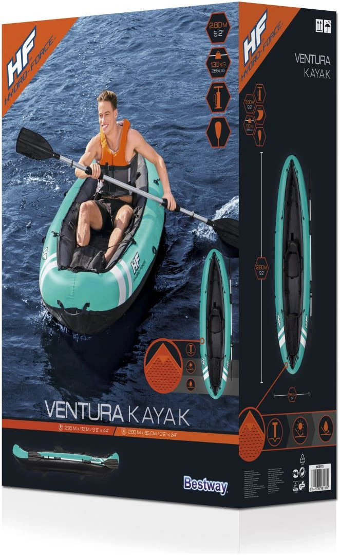 Bestway Hydro-Force Ventura Kayak 1 Persoon 7 Bestway Hydro-Force Ventura Kayak 1 Persoon – Image 5