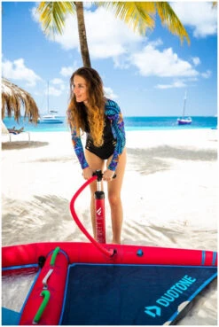 Duotone Irig One IInflatable Windsurf Sail S -Sports Nautiques Boutique duotone irig one inflatable windsurf sail s white orange 5