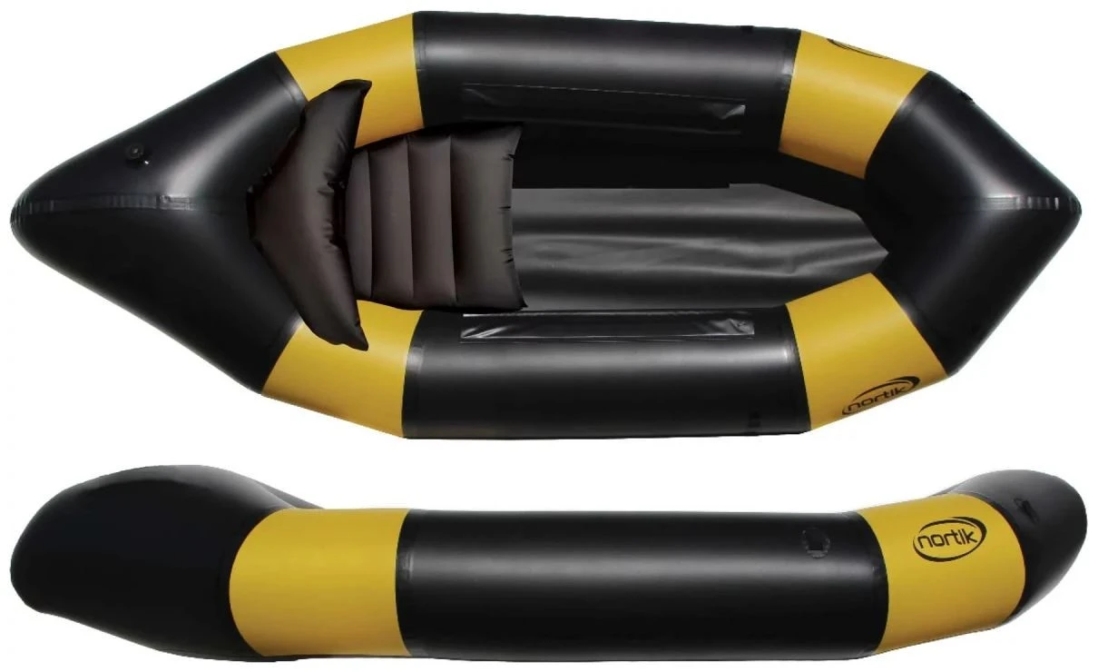 Nortik TrekRaft Expedition Sans Afdekzeil Packraft Yellow-Black 5 Nortik TrekRaft Expedition Sans Afdekzeil Packraft Yellow-Black – Image 3