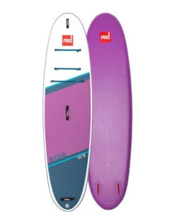 Red Paddle Co. Red Paddle Co 10'6 Ride MSL Inflatable SUP + Cruiser Tough Paddle White-Purple-Dark Blue -Sports Nautiques Boutique red paddle co 10 6 ride msl inflatable sup hybrid tough paddle white purple dark blue 1