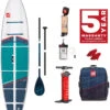 Red Paddle Co. Red Paddle Co 11'0 Compact MSL Inflatable SUP White-Teal-Dark Blue -Sports Nautiques Boutique red paddle co 11 0 compact msl inflatable sup white teal dark blue 0 1
