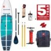 Red Paddle Co. Red Paddle Co 12'0 Compact MSL Inflatable SUP White-Teal-Dark Blue 1 Red Paddle Co. Red Paddle Co 12'0 Compact MSL Inflatable SUP White-Teal-Dark Blue -Sports Nautiques Boutique red paddle co 12 0 compact msl inflatable sup white teal dark blue 0 1