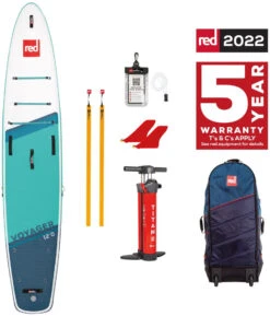 Red Paddle Co. Red Paddle Co 12'0 Voyager MSL Inflatable SUP White-Teal-Dark Blue -Sports Nautiques Boutique red paddle co 12 0 voyager msl inflatable sup white teal dark blue 0 1