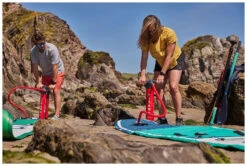 Red Paddle Co. Red Paddle Co 12'0 Voyager MSL Inflatable SUP White-Teal-Dark Blue -Sports Nautiques Boutique red paddle co 12 0 voyager msl inflatable sup white teal dark blue 3