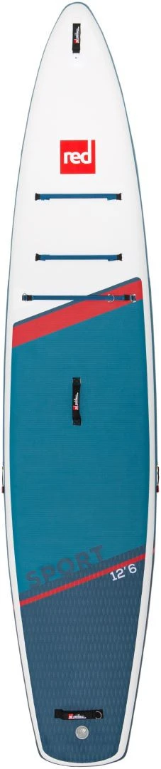 Red Paddle Co. Red Paddle Co 12’8 Sport MSL Inflatable SUP + Hybrid Tough Paddle White-Blue-Dark Blue 5 Red Paddle Co. Red Paddle Co 12’8 Sport MSL Inflatable SUP + Hybrid Tough Paddle White-Blue-Dark Blue – Image 3