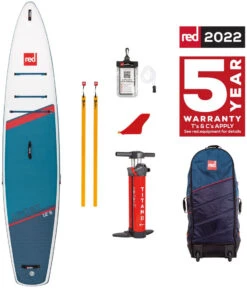 Red Paddle Co. Red Paddle Co 12’8 Sport MSL Inflatable SUP White-Blue-Dark Blue -Sports Nautiques Boutique red paddle co 12 6 sport msl inflatable sup white blue dark blue 4