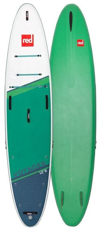 Red Paddle Co. Red Paddle Co 12’8 Voyager MSL Inflatable SUP White-Green-Dark Blue 3 Red Paddle Co. Red Paddle Co 12’8 Voyager MSL Inflatable SUP White-Green-Dark Blue
