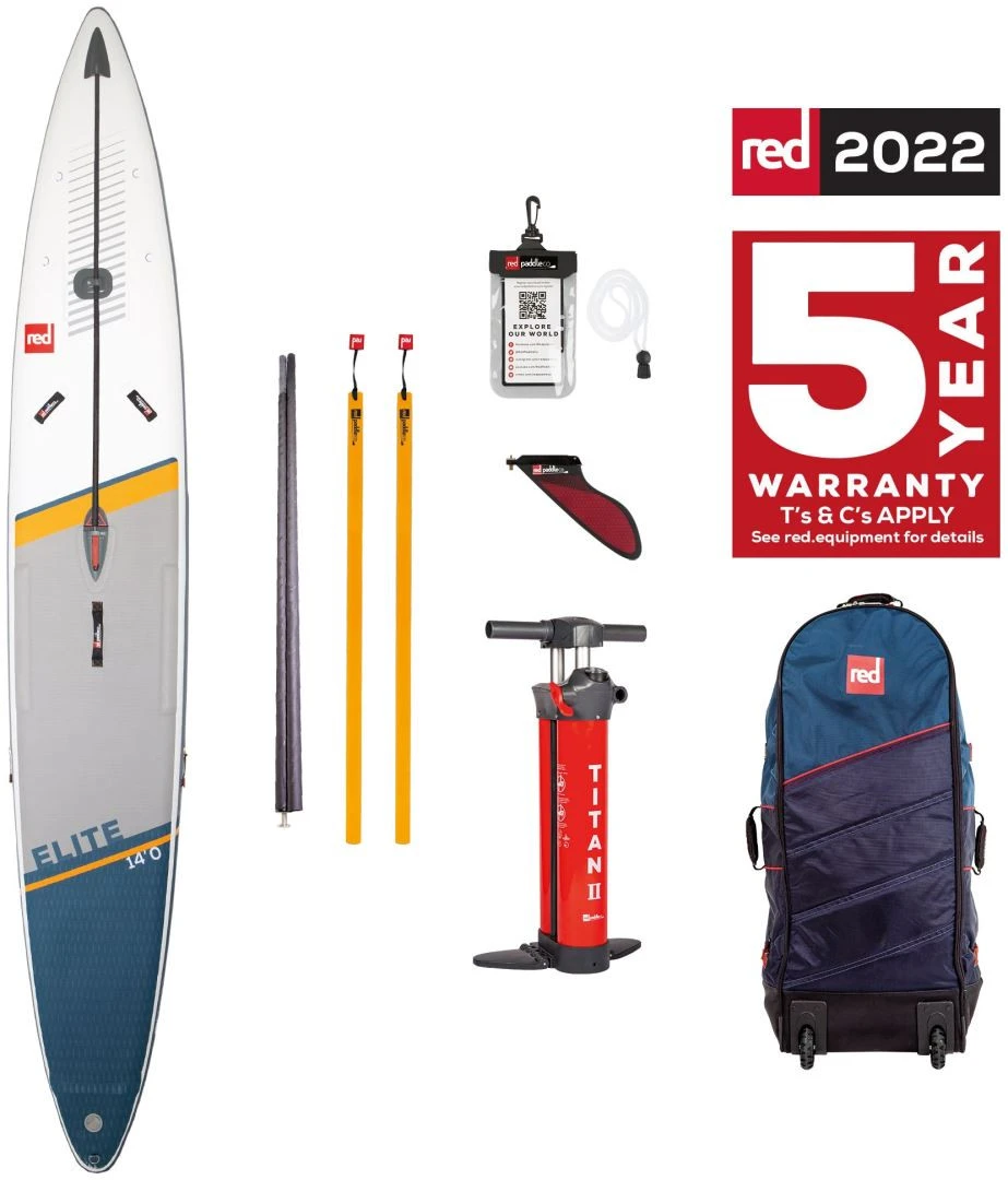 Red Paddle Co. Red Paddle Co 14'0 Elite MSL Inflatable SUP White-Grey-Dark Blue-Orange 4 Red Paddle Co. Red Paddle Co 14'0 Elite MSL Inflatable SUP White-Grey-Dark Blue-Orange – Image 2