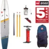 Red Paddle Co. Red Paddle Co 14'0 Elite MSL Inflatable SUP White-Grey-Dark Blue-Orange -Sports Nautiques Boutique red paddle co 14 0 elite msl inflatable sup white grey dark blue orange 0 1
