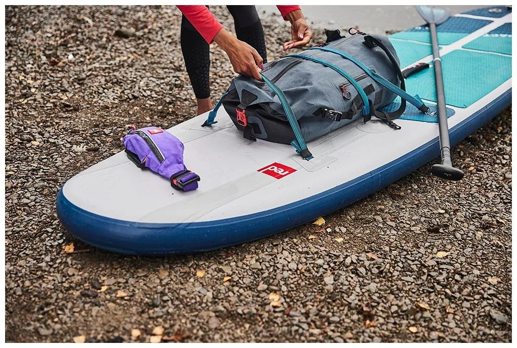 Red Paddle Co. Red Paddle Co 9'6 Compact MSL Inflatable SUP White-Teal-Dark Blue 13 Red Paddle Co. Red Paddle Co 9'6 Compact MSL Inflatable SUP White-Teal-Dark Blue – Image 11