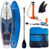 STX I-Sup Hybrid Cruiser Junior 8' X 28" X 4 ' 2022 Blue-Orange -Sports Nautiques Boutique stx isup hybrid cruiser junior 8 x 28 x 4 blue orange 0