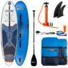 STX I-Sup Hybrid Freeride 11'6" X 32 X 6' Blue-Orange -Sports Nautiques Boutique stx isup hybrid freeride 11 6 x 32 x 6 blue orange 0